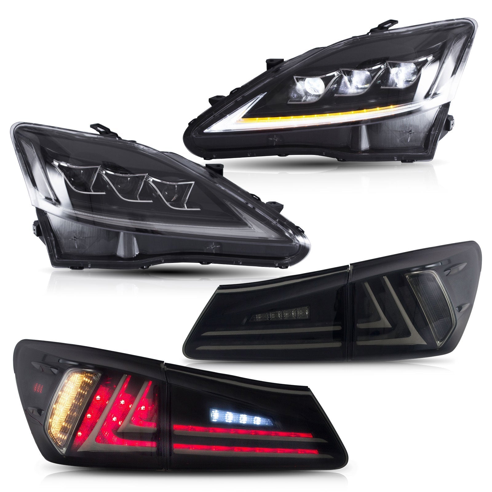 VLAND LED Headlighs & Tail Lights Suits For 2006-2013 Lexus IS350 250 ISF Australia VLAND™