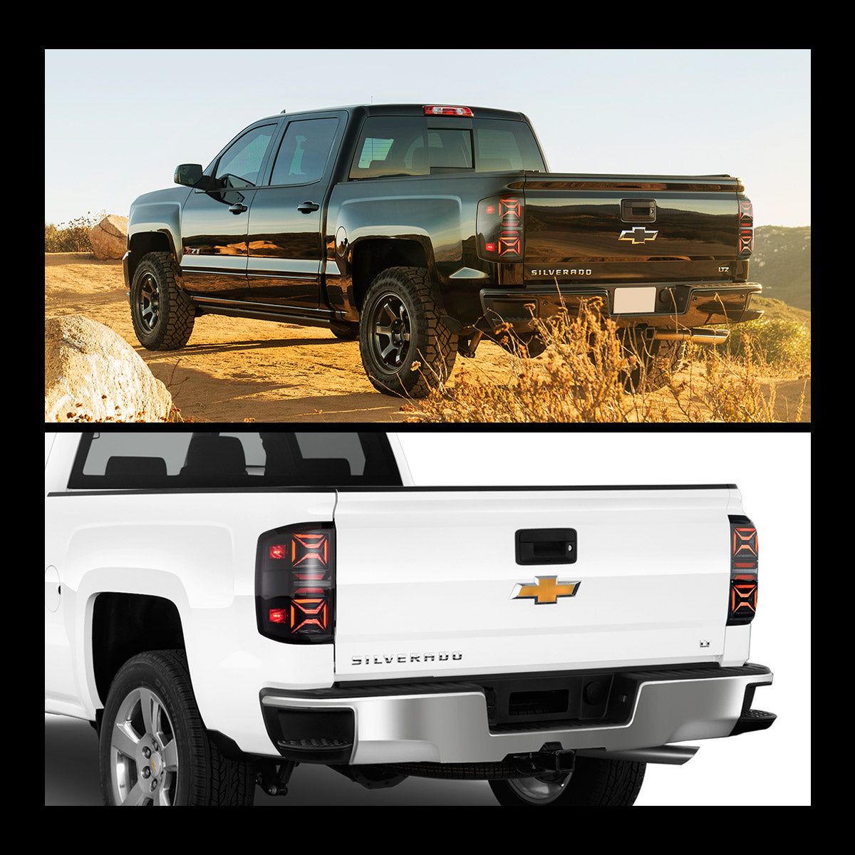 VLAND LED Tail lights For 2014-2018 Chevrolet Silverado 1500 2500HD 3500HD VLAND™