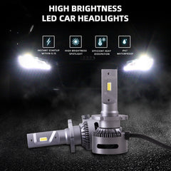 VLAND 2PCs D2S/H7/9005 LED Bulbs 35W 6000K Super Bright VLAND™