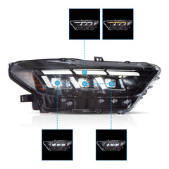 VLAND Headlights For 2015 2016 2017 Ford Mustang (S550) VLAND™