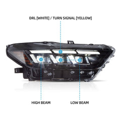 VLAND Headlights For 2015 2016 2017 Ford Mustang (S550) VLAND™