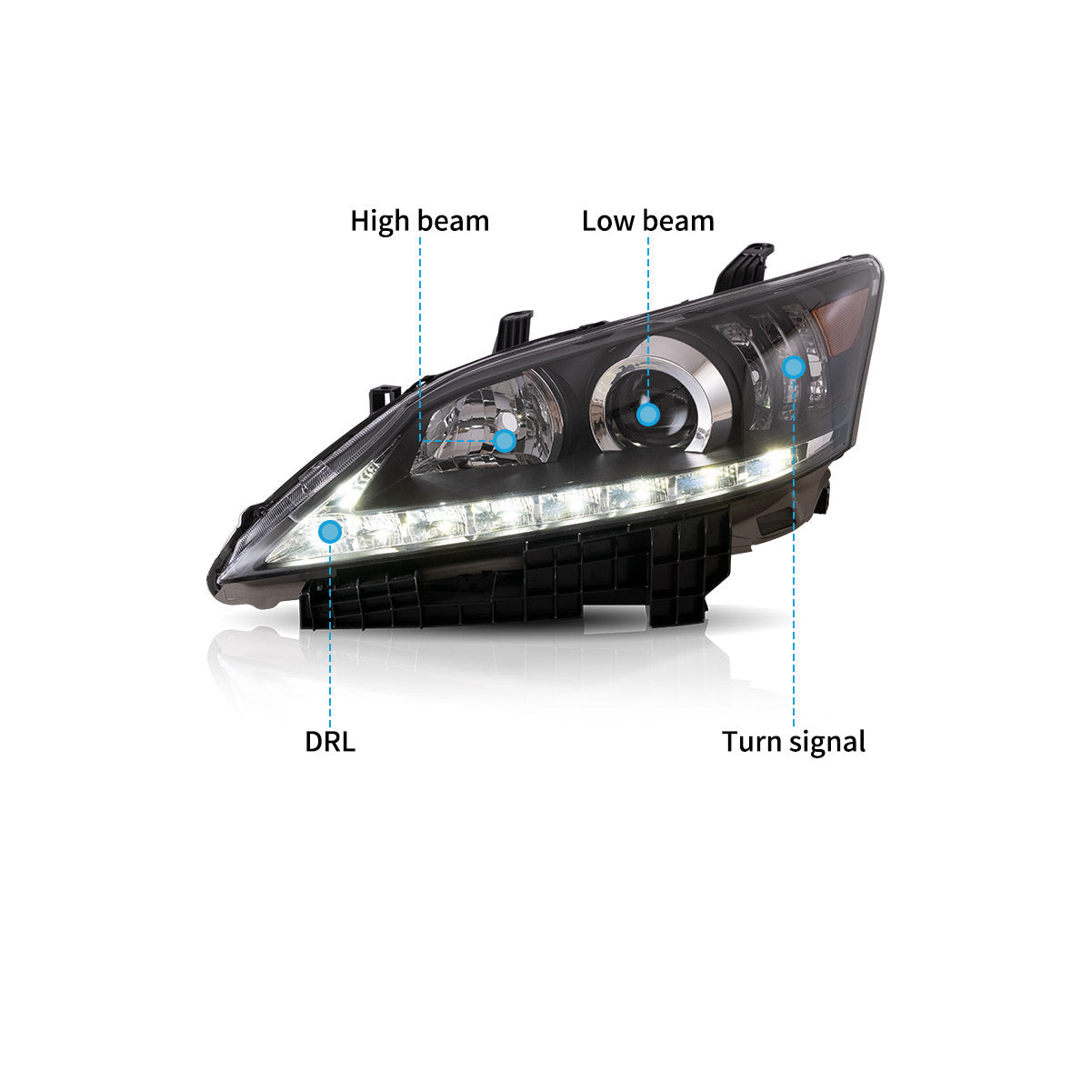 VLAND LED Headlights For 2010-2012 Lexus ES350 Australia VLAND™