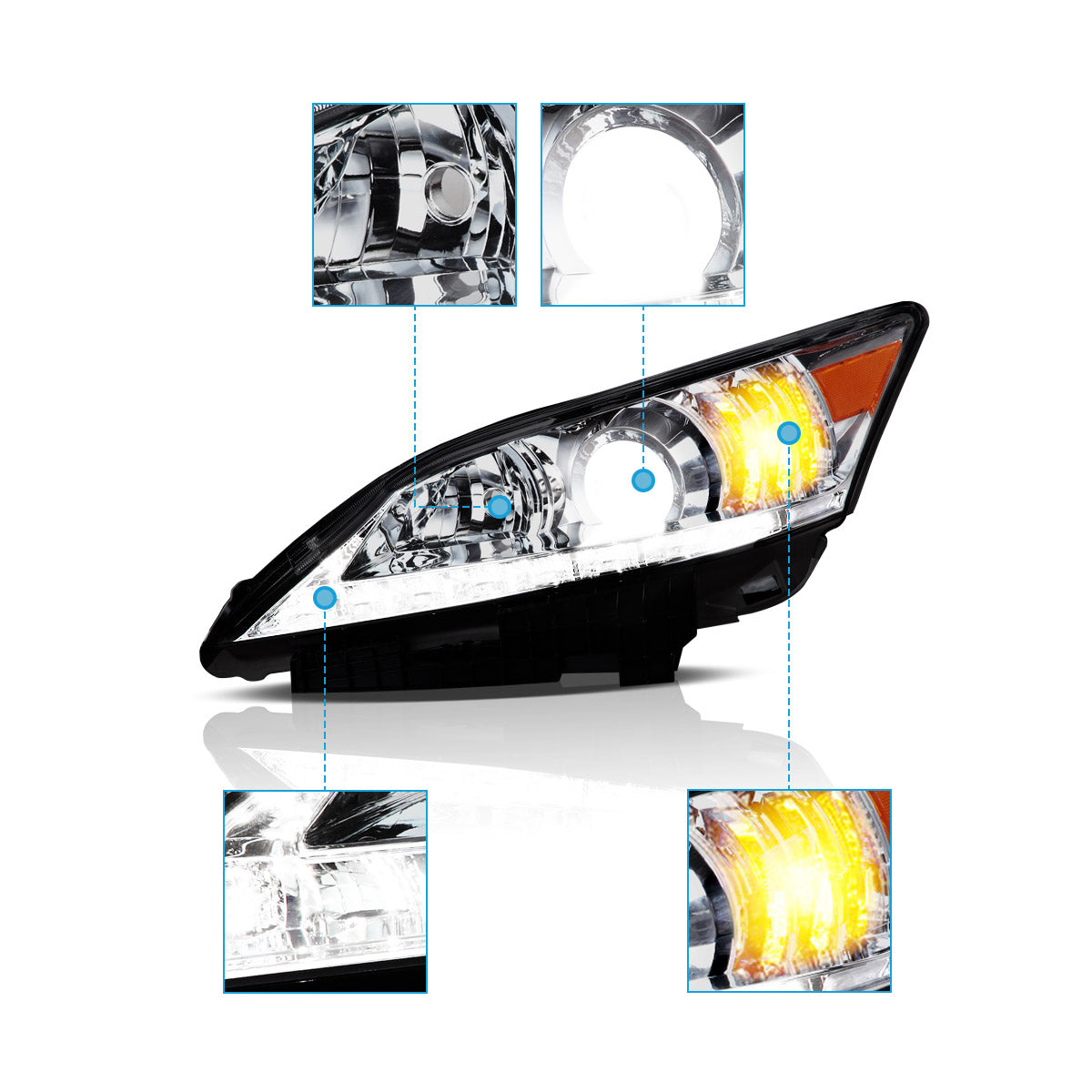 VLAND LED Headlights For 2010-2012 Lexus ES350 Australia VLAND™