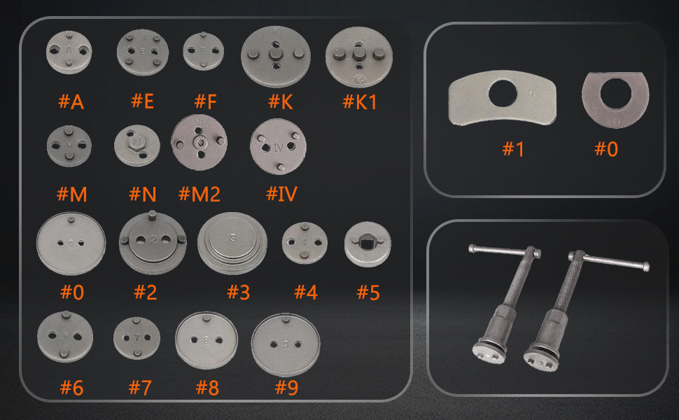 22Pcs Disc Brake Caliper Tool Set Vland-AU