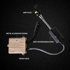 VLAND 2PCs D2H/H7 Xenon Bulbs Conversion HID KIT with Ballast 12V 35W 55W 6000K