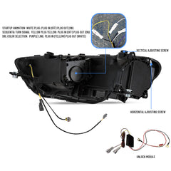 VLAND LED Headlights For 2009-2014 Volkswagen Scirocco Australia