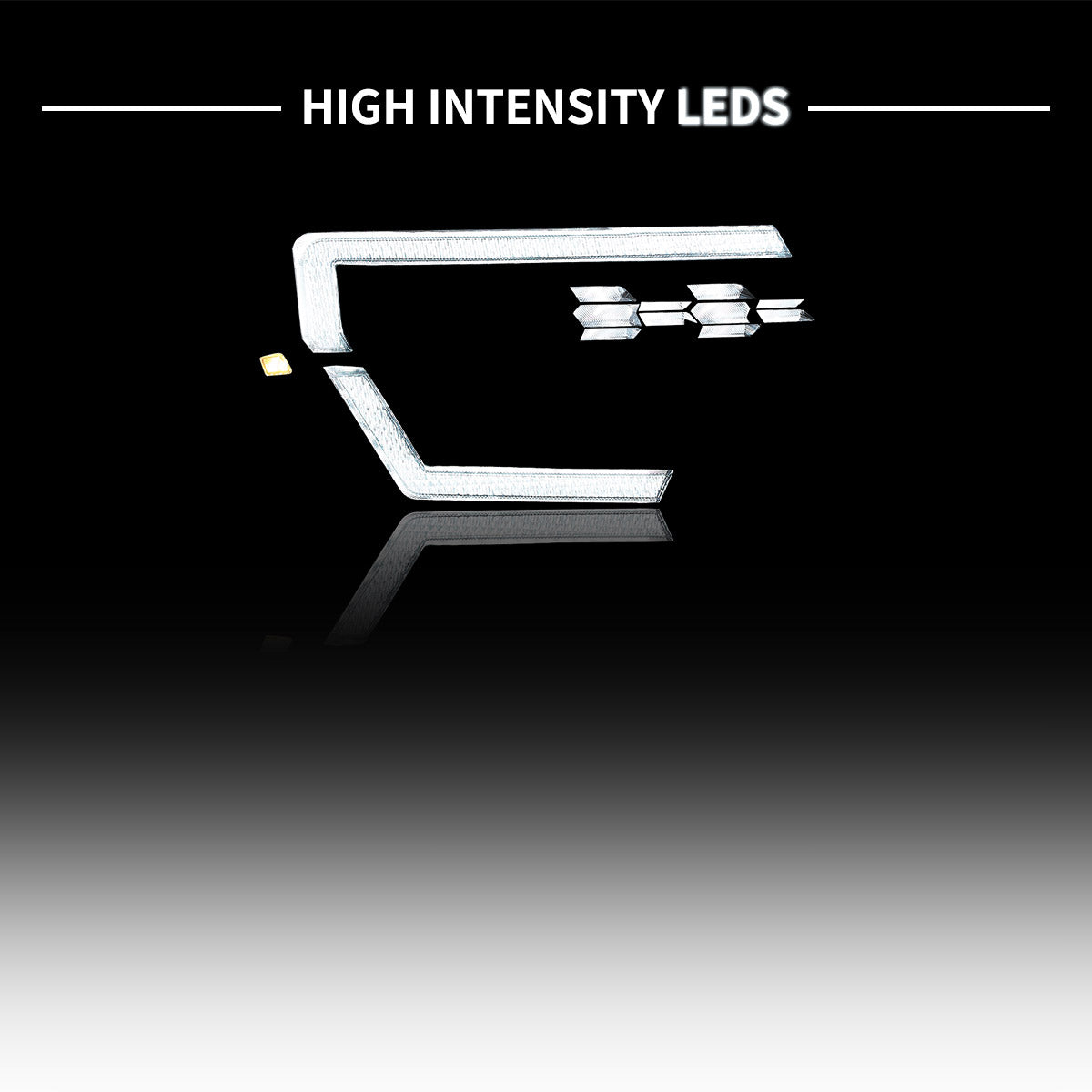 VLAND LED Headlights For 2012-2015 Toyota Tacoma with Start-up Animation VLAND™