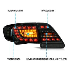 VLAND LED Taillights For 2011-2013 Toyota Corolla Australia Vland AU