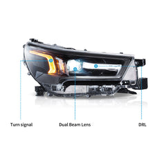 VLAND LED Headlights For 2021-2024 Toyota Hilux Australia