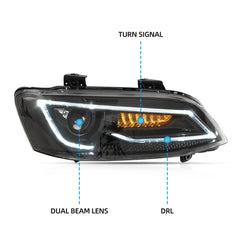 VLAND Headlights For 2006-2013 Holden Commodore VE 4th Gen S1 S2 Australia