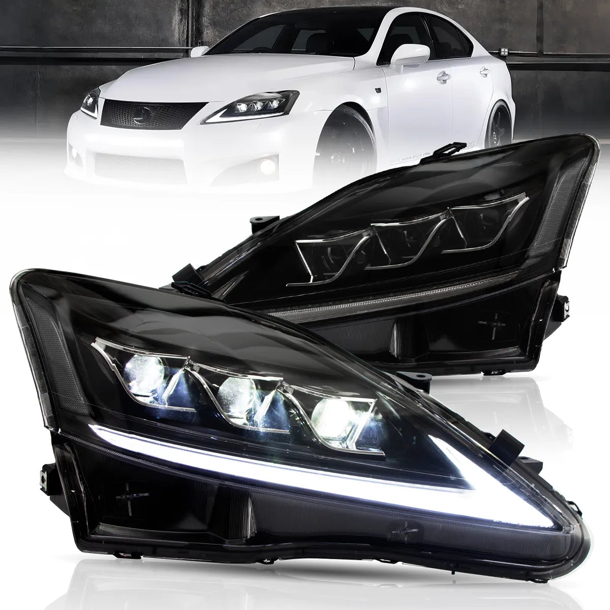 VLAND LED Headlights For 2006-2013 Lexus IS250 350 ISF Australia VLAND™