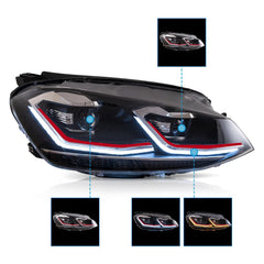 VLAND Headlights For 2018-2021 Golf MK7.5 Halogen Models Australia Vland-AU