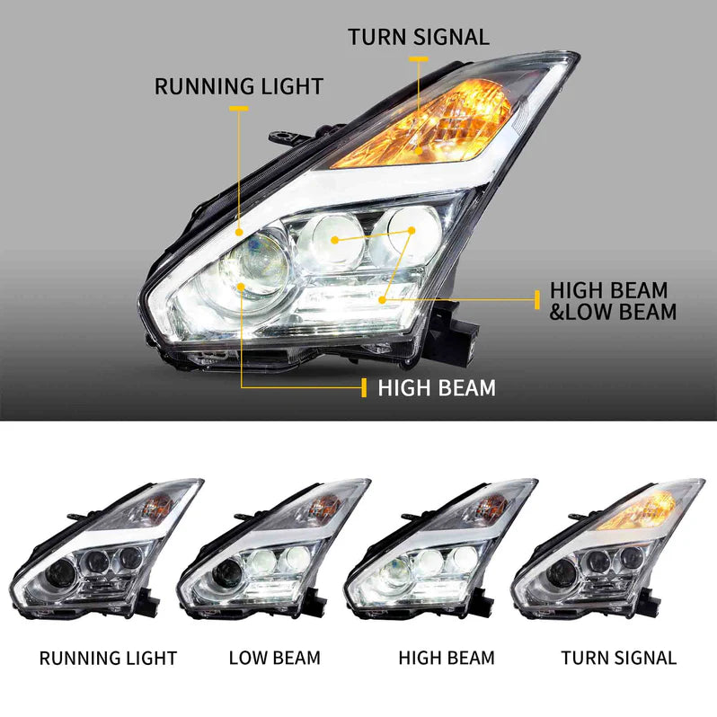 VLAND LED Headlights For 2008-2023 Nissan GTR R35 Australia Vland AU
