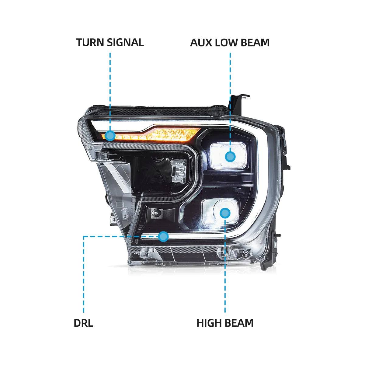 VLAND LED Headlights For 2022-2024 Ford Ranger T9 Australia Vland AU
