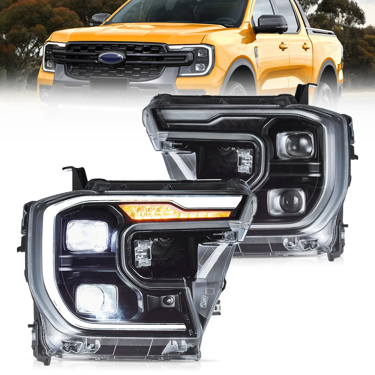 VLAND LED Headlights For 2022-2024 Ford Ranger T9 Australia Vland AU