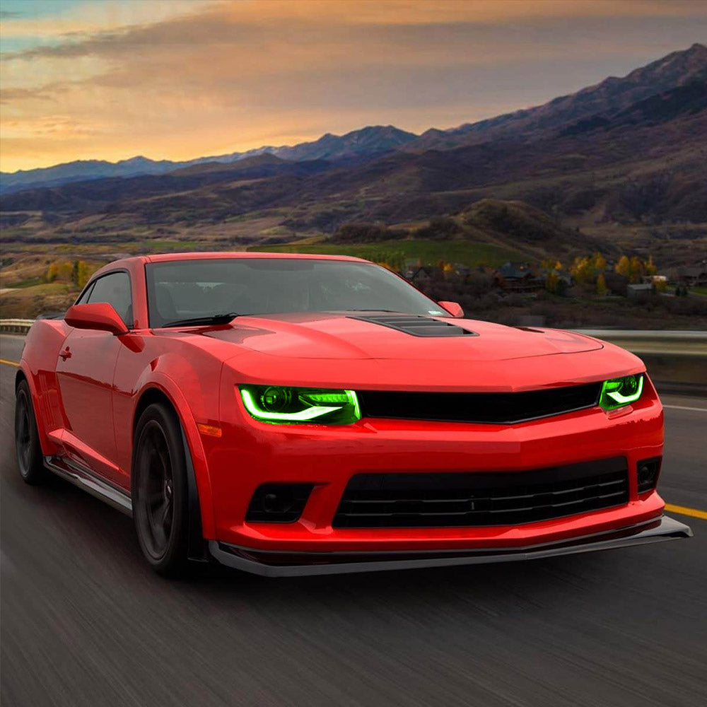 VLAND RGB style LED Headlights For Chevrolet Camaro 2014 2015 VLAND™