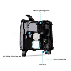 VLAND LED Headlights For Chevrolet Silverado 1500 2016-2018 VLAND™
