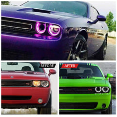 VLAND RGB DRL LED Headlights For Dodge Challenger 2015-2024 VLAND™