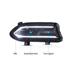 VLAND LED Headlights For 2015-2023 Dodge Charger VLAND™