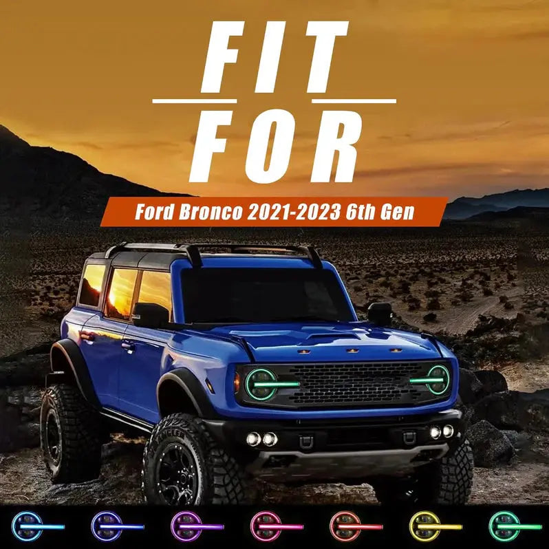 VLAND RGB LED Projector Headlights For 2021-2024 Ford Bronco VLAND™