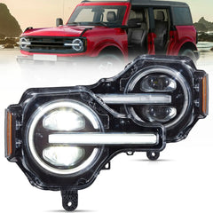 VLAND RGB LED Projector Headlights For 2021-2024 Ford Bronco VLAND™