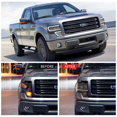 VLAND LED Reflection Bowl Headlights For 2009-2014 Ford F150 VLAND™