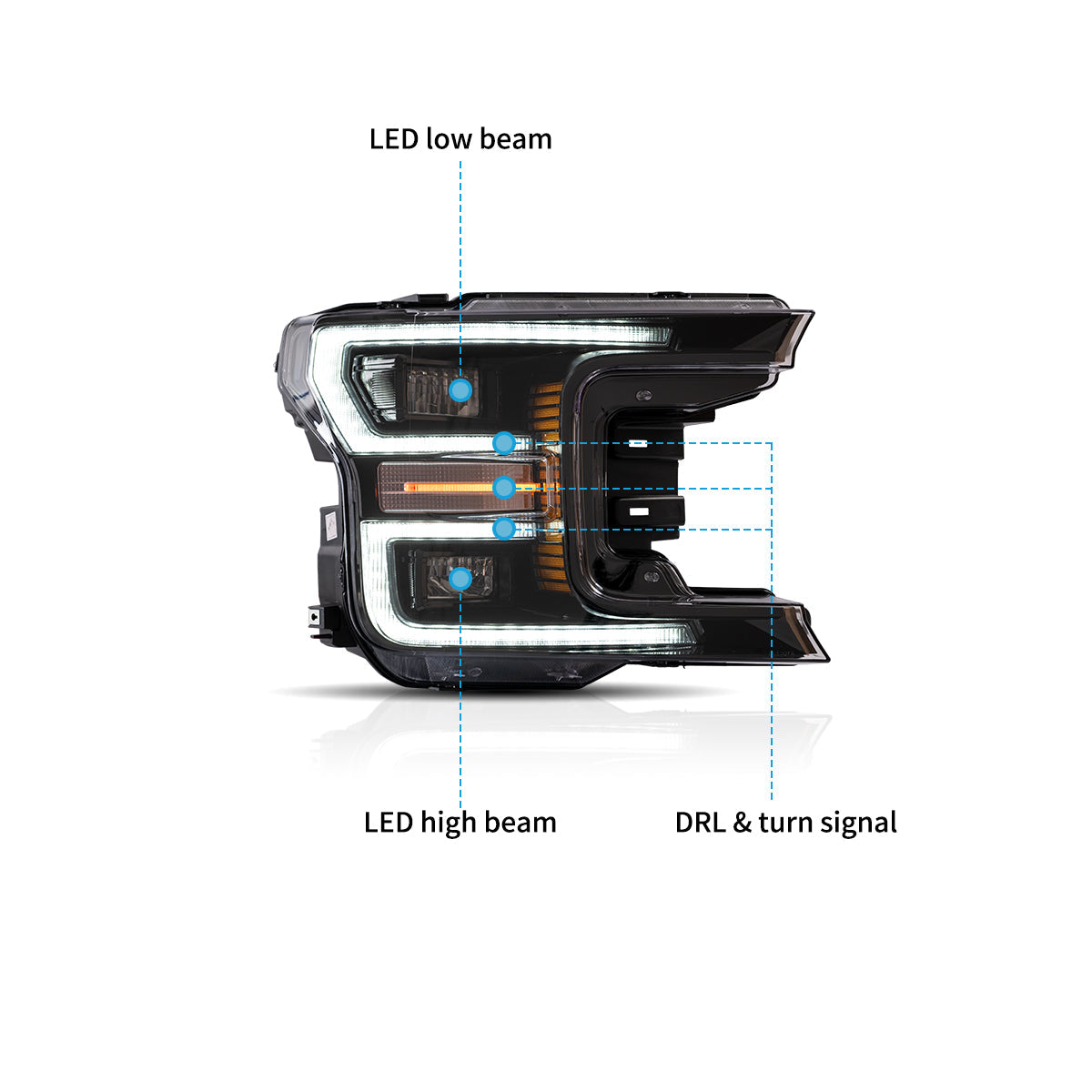 VLAND LED Headlights For Ford F150 2018-2020 VLAND™