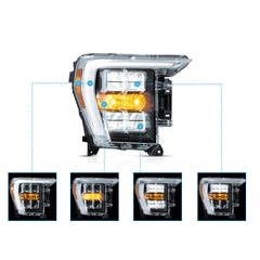 VLAND LED Reflection Bowl Headlights For 14th Gen 2021-2024 Ford F150 VLAND™