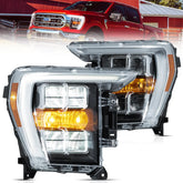 VLAND LED Reflection Bowl Headlights For 14th Gen 2021-2024 Ford F150