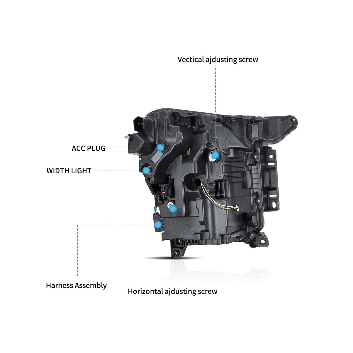 VLAND LED Matrix Headlights For 2021-2024 Ford F150 Australia VLAND™