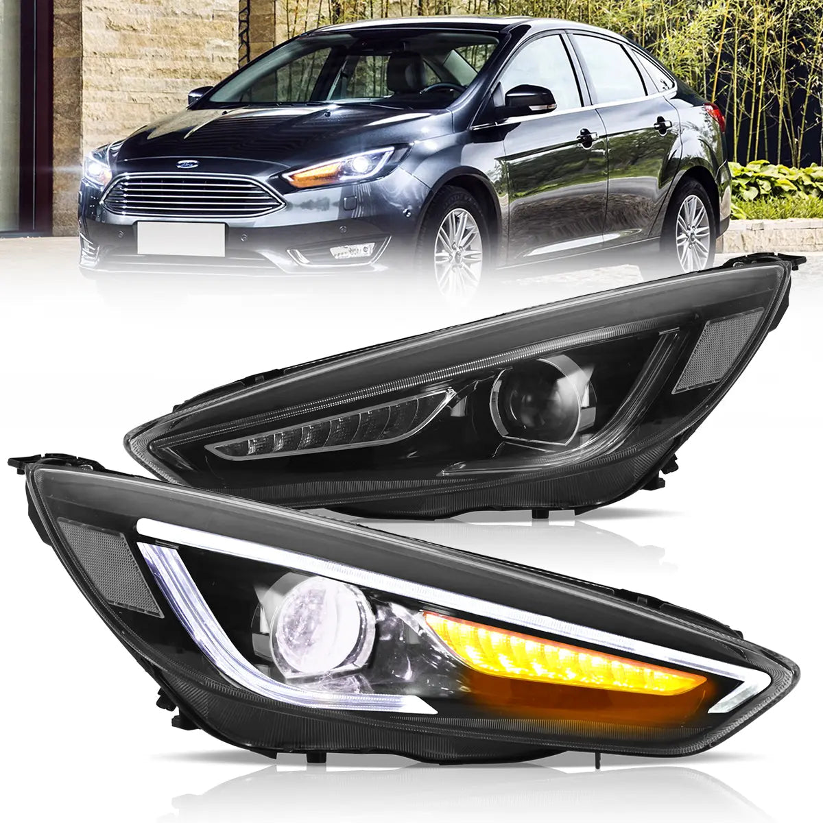 VLAND LED Headlights for 2015-2019 Ford Focus Mk III Facelift (mk 3.5) Australia VLAND™