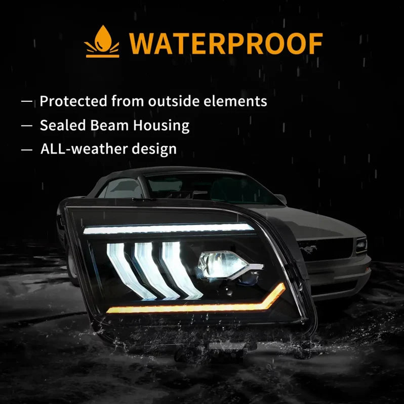 VLAND LED Headlights For 2005-2009 Ford Mustang 5th Gen VLAND™