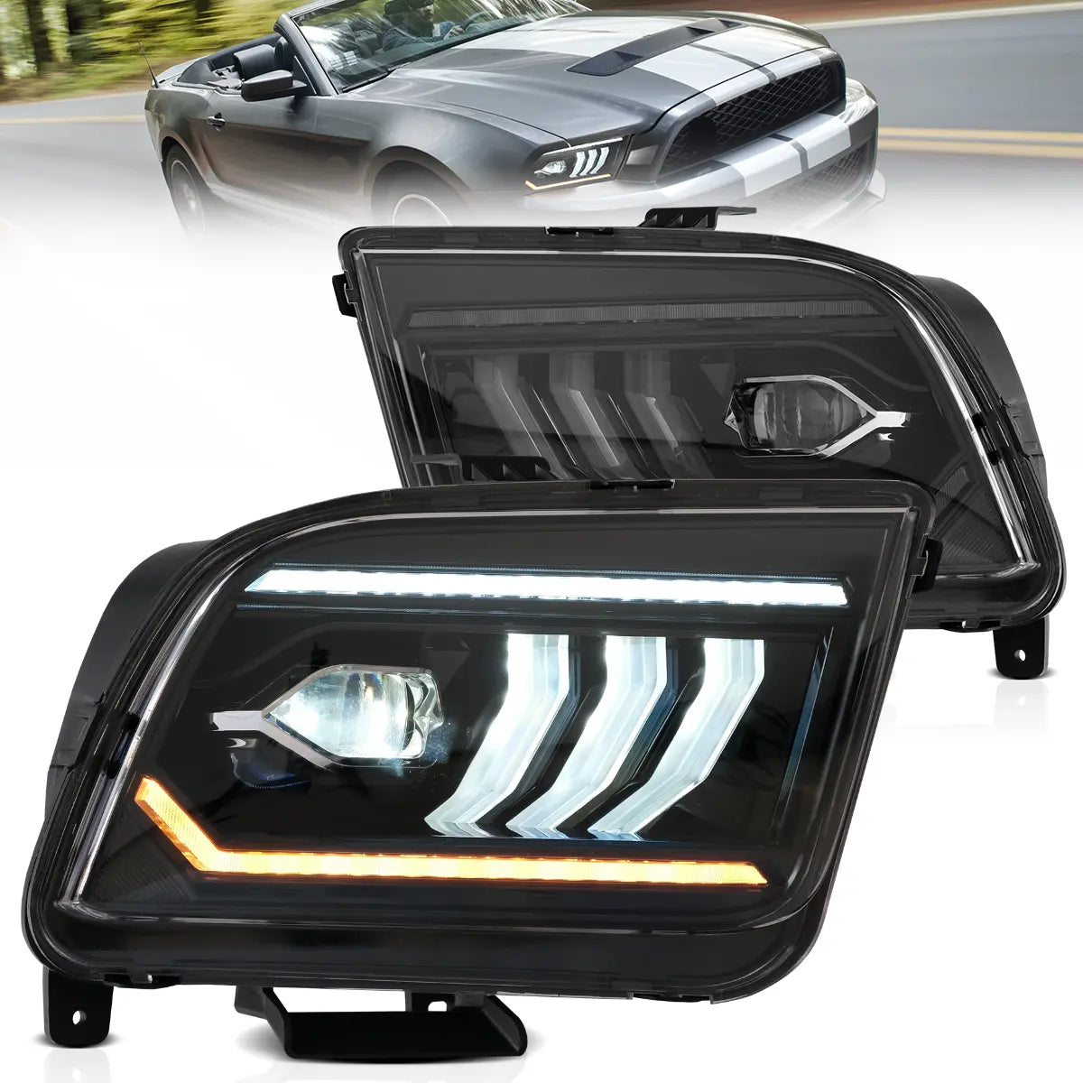 VLAND LED Headlights For 2005-2009 Ford Mustang 5th Gen VLAND™