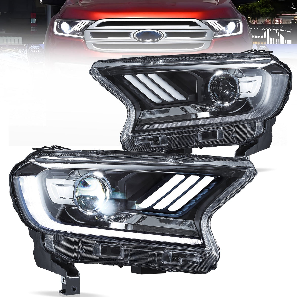 VLAND LED Headlights For 2016-2022 Ford Ranger PX2 Australia Vland-AU