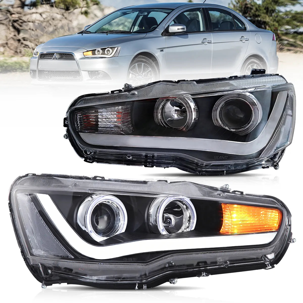 VLAND LED Headlights For 2008-2017 Mitsubishi Lancer / EVO X Australia VLAND™