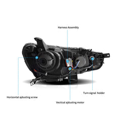 VLAND LED Headlights For 2008-2017 Mitsubishi Lancer / EVO X Australia VLAND™