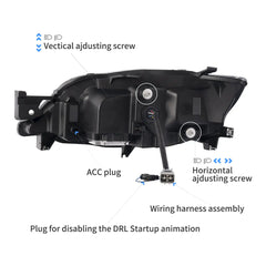 VLAND Australia LED Headlights For 2008-2014 Subaru Impreza WRX Vland-AU