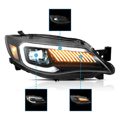 VLAND Australia LED Headlights For 2008-2014 Subaru Impreza WRX Vland-AU