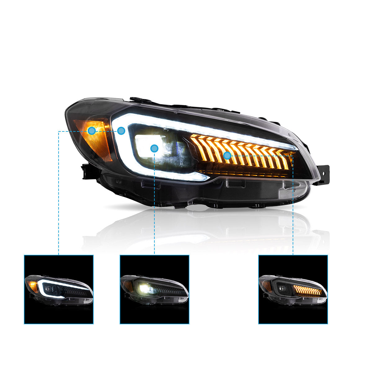 VLAND LED Headlights for 2015-2021 Subaru WRX Australia VLAND™