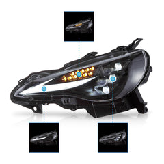 VLAND RGB LED Headlights For 2012-2021 Toyota 86 & Scion Frs & Subaru Brz Australia VLAND™