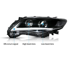 VLAND LED Headlights for 2011-2013 Toyota Corolla(E140/E150) Australia