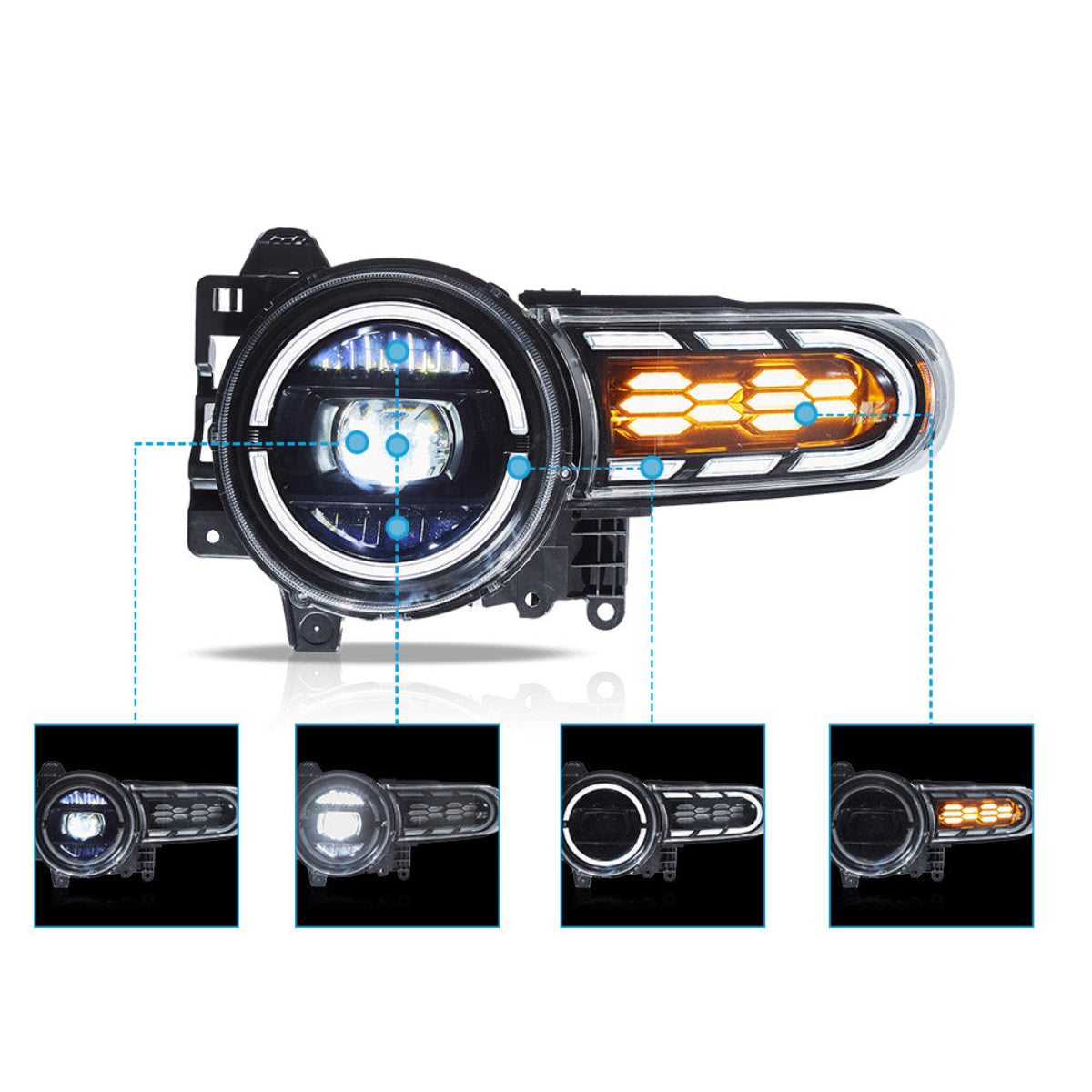 VLAND LED Headlights For 2006-2022 Toyota Fj Cruiser XJ10 Australia VLAND™