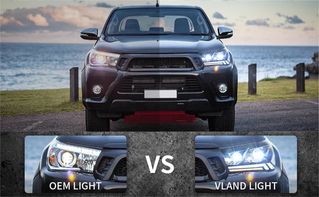 VLAND LED Headlights For 2015-2020 Toyota Hilux N80 Australia Vland-AU
