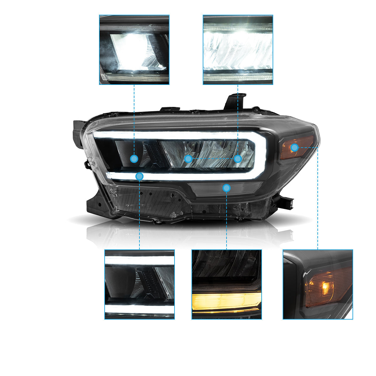 VLAND LED Headlights For 2016-2023 Toyota Tacoma VLAND™