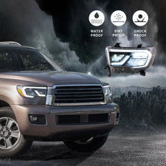 VLAND LED Headlights For 2007-2013 Toyota Tundra & 2008-2020 Sequoia VLAND™