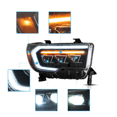 VLAND LED Matrix Headlights For 2007-2013 Toyota Tundra and 2008-2020 Toyota Sequoia VLAND™