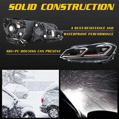 VLAND Full LED Headlights for 2015-2017 Volkswagen Golf MK7 Australia VLAND™