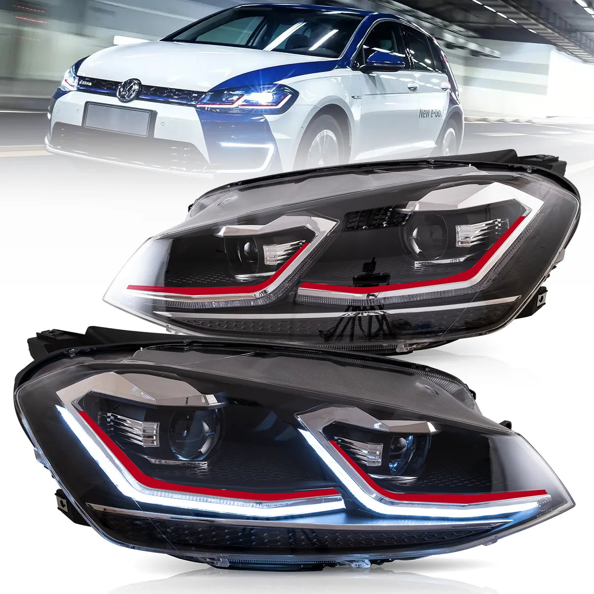 VLAND Full LED Headlights for 2015-2017 Volkswagen Golf MK7 Australia VLAND™