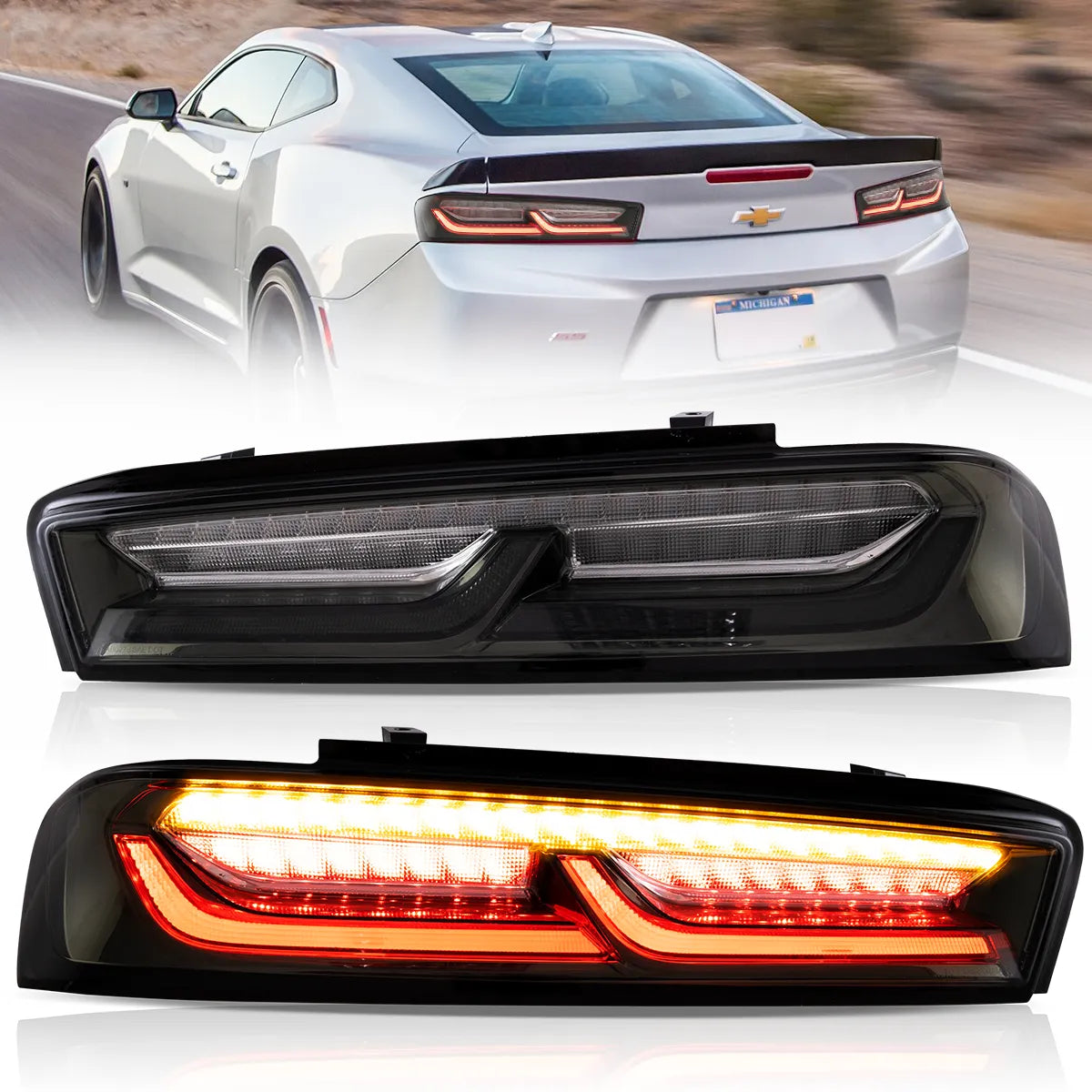 VLAND LED Tail Lights For 2016-2018 Chevrolet Camaro Chevy Australia VLAND™
