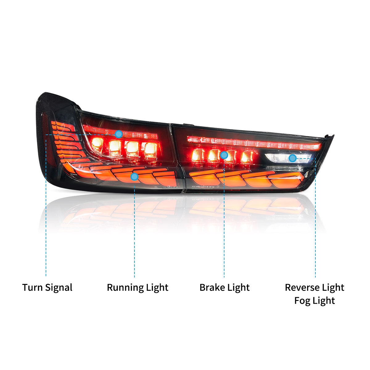 VLAND OLED Tail Lights For 2020-2024 BMW 3-Series G20/G28/G80 Australia VLAND™
